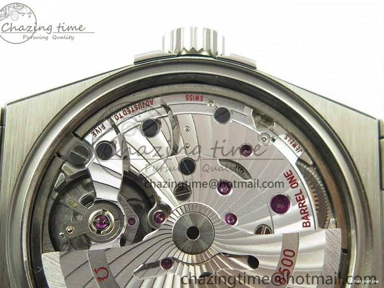 0423 Constellation 38mm SS VSF 1:1 Best Edition White Textured Dial on SS Bracelet A8500 Super Clone EasyCare 7919